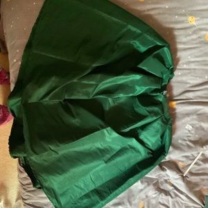 Green Party Midi Skirt